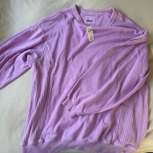 aerie Women’s Lavender Crewneck Pullover Sweater